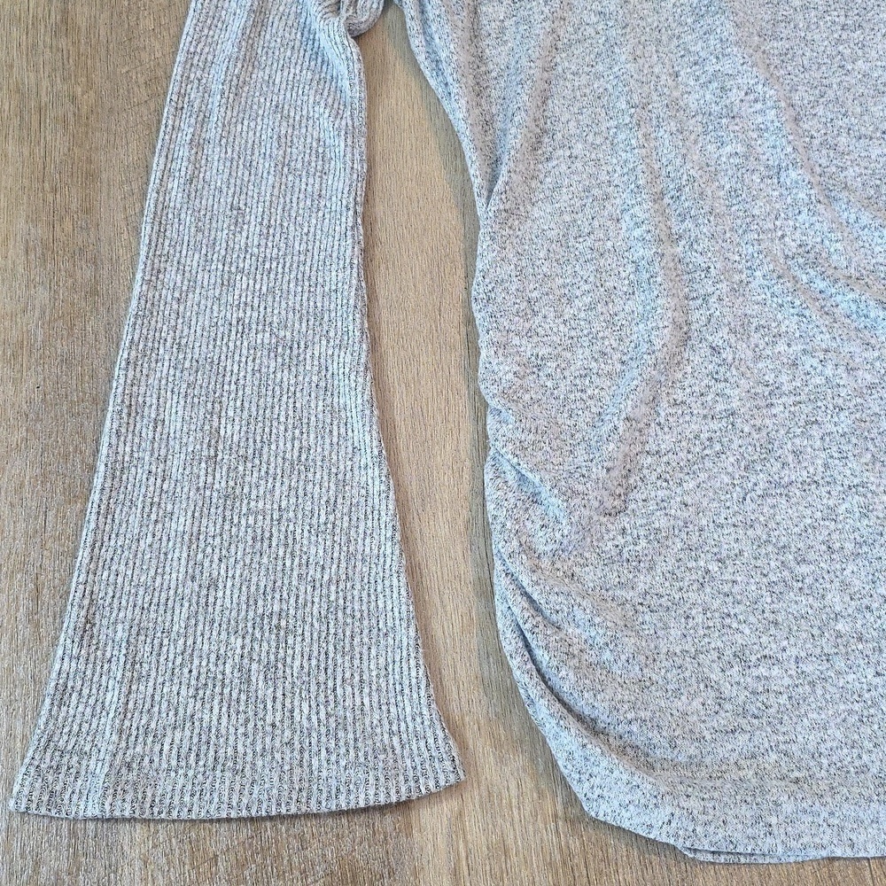 A. Byer Light Gray Lace Back Detail Top. Size M - Picture 2 of 7